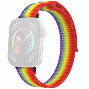   RMPACK Huawei Watch Fit 3 Szíj Szövet Óraszíj - Pótszíj Magic Tape Style MultiColor