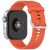 RMPACK Huawei Watch Fit 4 Pro / Fit 4 Szíj Pótszíj Szilikon Sport Solid Style Narancssárga