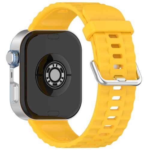 RMPACK Huawei Watch Fit 4 Pro / Fit 4 Szíj Pótszíj Szilikon Sport Solid Style Sárga