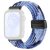 RMPACK Huawei Watch Fit 4 Óraszíj Pótszíj Watch Fit 4 Pro Szíj Szövet Fonott - Mágneses Csat Sötétkék