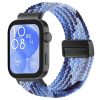 RMPACK Huawei Watch Fit 4 Óraszíj Pótszíj Watch Fit 4 Pro Szíj Szövet Fonott - Mágneses Csat Sötétkék