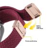RMPACK Huawei Watch Fit 4 Óraszíj Pótszíj Watch Fit 4 Pro Szíj Szövet Fonott - Mágneses Csat Bordó