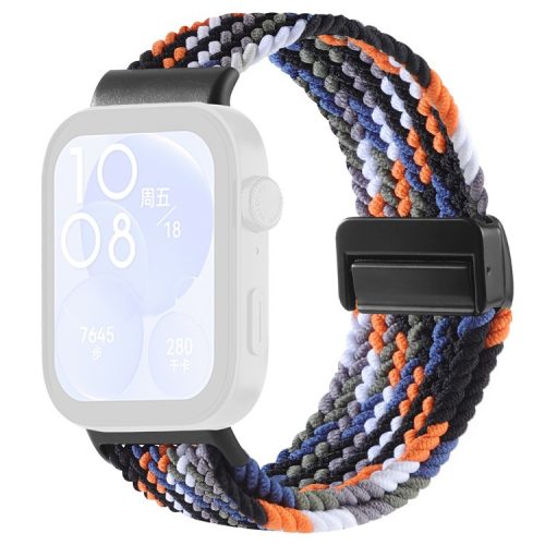 RMPACK Huawei Watch Fit 4 Óraszíj Pótszíj Watch Fit 4 Pro Szíj Szövet Fonott - Mágneses Csat MultiColor2