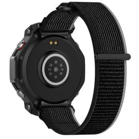   RMPACK Amazit T-Rex 3 Pótszíj Szövet Óraszíj Sport Minimal Style Fekete-Szürke