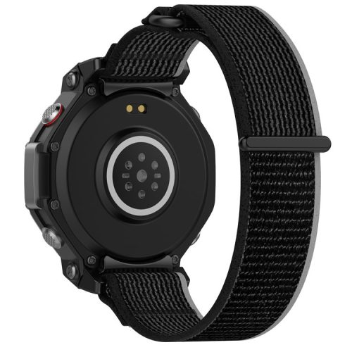RMPACK Amazit T-Rex 3 Pótszíj Szövet Óraszíj Sport Minimal Style Fekete-Szürke