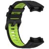 RMPACK Amazit T-Rex 3 Óraszíj Pótszíj Dual Color Style Szilikon Szíj Fekete-Zöld