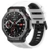 RMPACK Amazit T-Rex 3 Óraszíj Pótszíj Dual Color Style Szilikon Szíj Fehér-Fekete
