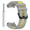 RMPACK Amazit T-Rex 3 Óraszíj Pótszíj Dual Color Style Szilikon Szíj Szürke-Sárga