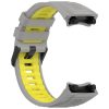 RMPACK Amazit T-Rex 3 Óraszíj Pótszíj Dual Color Style Szilikon Szíj Szürke-Sárga