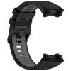 RMPACK Amazit T-Rex 3 Óraszíj Pótszíj Dual Color Style Szilikon Szíj Fekete-Szürke