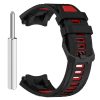 RMPACK Amazit T-Rex 3 Óraszíj Pótszíj Dual Color Style Szilikon Szíj Fekete-Piros