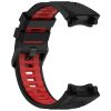 RMPACK Amazit T-Rex 3 Óraszíj Pótszíj Dual Color Style Szilikon Szíj Fekete-Piros