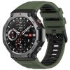RMPACK Amazit T-Rex 3 Óraszíj Pótszíj Dual Color Style Szilikon Szíj OlivaZöld-Fekete