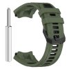 RMPACK Amazit T-Rex 3 Óraszíj Pótszíj Dual Color Style Szilikon Szíj OlivaZöld-Fekete