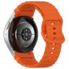 RMPACK Samsung Galaxy Watch 7 40mm 44mm Óraszíj Pótszíj - Sport Wave Style - Szilikon Szíj Narancssárga