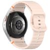 RMPACK Samsung Galaxy Watch 7 40mm 44mm Óraszíj Pótszíj - Sport Wave Style - Szilikon Szíj Rózsaszín