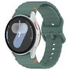 RMPACK Samsung Galaxy Watch 7 40mm 44mm Óraszíj Pótszíj - Sport Wave Style - Szilikon Szíj OlivaZöld