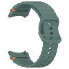 RMPACK Samsung Galaxy Watch 7 40mm 44mm Óraszíj Pótszíj - Sport Wave Style - Szilikon Szíj OlivaZöld