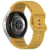 RMPACK Samsung Galaxy Watch 7 40mm 44mm Óraszíj Pótszíj - Sport Wave Style - Szilikon Szíj Sárga