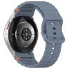 RMPACK Samsung Galaxy Watch 7 40mm 44mm Óraszíj Pótszíj - Sport Wave Style - Szilikon Szíj Kék