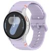 RMPACK Samsung Galaxy Watch 7 40mm 44mm Óraszíj Pótszíj - Sport Wave Style - Szilikon Szíj Lila