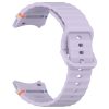 RMPACK Samsung Galaxy Watch 7 40mm 44mm Óraszíj Pótszíj - Sport Wave Style - Szilikon Szíj Lila