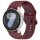 RMPACK Samsung Galaxy Watch 7 40mm 44mm Óraszíj Pótszíj - Sport Wave Style - Szilikon Szíj Bordó