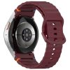 RMPACK Samsung Galaxy Watch 7 40mm 44mm Óraszíj Pótszíj - Sport Wave Style - Szilikon Szíj Bordó