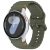 RMPACK Samsung Galaxy Watch 7 40mm 44mm Óraszíj Pótszíj - Sport Wave Style - Szilikon Szíj KatonaZöld