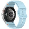 RMPACK Samsung Galaxy Watch 7 40mm 44mm Óraszíj Pótszíj - Sport Wave Style - Szilikon Szíj VilágosKék
