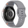 RMPACK Samsung Galaxy Watch 7 40mm 44mm Óraszíj Pótszíj - Sport Wave Style - Szilikon Szíj Szürke