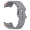 RMPACK Samsung Galaxy Watch 7 40mm 44mm Óraszíj Pótszíj - Sport Wave Style - Szilikon Szíj Szürke