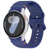 RMPACK Samsung Galaxy Watch 7 40mm 44mm Óraszíj Pótszíj - Sport Wave Style - Szilikon Szíj Sötétkék