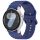 RMPACK Samsung Galaxy Watch 7 40mm 44mm Óraszíj Pótszíj - Sport Wave Style - Szilikon Szíj Sötétkék