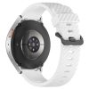 RMPACK Samsung Galaxy Watch 7 44mm 40mm Óraszíj Szilikon Pótszíj - Carbon Life Style Fehér