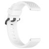RMPACK Samsung Galaxy Watch 7 44mm 40mm Óraszíj Szilikon Pótszíj - Carbon Life Style Fehér
