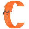RMPACK Samsung Galaxy Watch 7 44mm 40mm Óraszíj Szilikon Pótszíj - Carbon Life Style Narancssárga