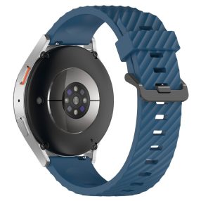   RMPACK Samsung Galaxy Watch 7 44mm 40mm Óraszíj Szilikon Pótszíj - Carbon Life Style Sötétkék