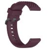 RMPACK Samsung Galaxy Watch 7 44mm 40mm Óraszíj Szilikon Pótszíj - Carbon Life Style Bordó