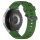 RMPACK Samsung Galaxy Watch 7 44mm 40mm Óraszíj Szilikon Pótszíj - Carbon Life Style KatonaZöld
