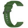 RMPACK Samsung Galaxy Watch 7 44mm 40mm Óraszíj Szilikon Pótszíj - Carbon Life Style KatonaZöld