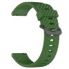 RMPACK Samsung Galaxy Watch 7 44mm 40mm Óraszíj Szilikon Pótszíj - Carbon Life Style KatonaZöld