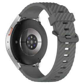   RMPACK Samsung Galaxy Watch 7 44mm 40mm Óraszíj Szilikon Pótszíj - Carbon Life Style SötétSzürke