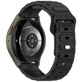   RMPACK Samsung Galaxy Watch 7 44mm 40mm Szilikon Pótszíj - Business Edition Fekete