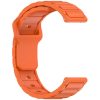 RMPACK Samsung Galaxy Watch 7 44mm 40mm Szilikon Pótszíj - Business Edition Narancssárga