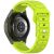 RMPACK Samsung Galaxy Watch 7 44mm 40mm Szilikon Pótszíj - Business Edition Lime