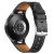 RMPACK Samsung Galaxy Watch 7 44mm 40mm Bőrszíj Prémium Pótszíj Óraszíj Cow Style Fekete