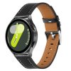 RMPACK Samsung Galaxy Watch 7 44mm 40mm Bőrszíj Prémium Pótszíj Óraszíj Cow Style Fekete