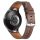 RMPACK Samsung Galaxy Watch 7 44mm 40mm Bőrszíj Prémium Pótszíj Óraszíj Cow Style Barna