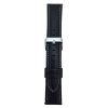 RMPACK Samsung Galaxy Watch 7 44mm 40mm Szíj - Bőrszíj Nappa Strap Pótszíj Óraszíj Fekete